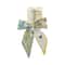 Blue Moon Studio™ Yellow & Multicolor Leaf Print Bow Bag Charm